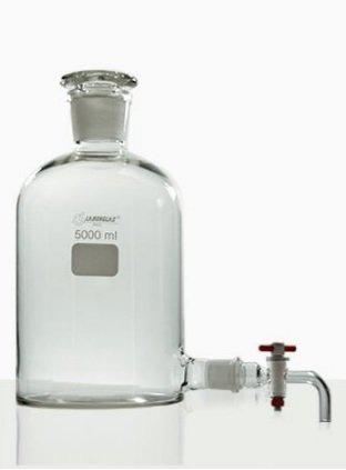 Frasco Mariotte c/ Torneira de Teflon (PTFE)